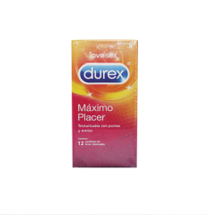 Durex Condones Maximo Placer X12