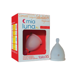 Copas Menstruales Mia Luna Transparente Xs