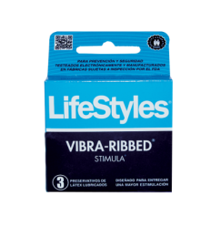 Lifestyles Vibra Ribbed x 3