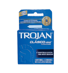 Trojan Clasico Estuche X 3 Condones